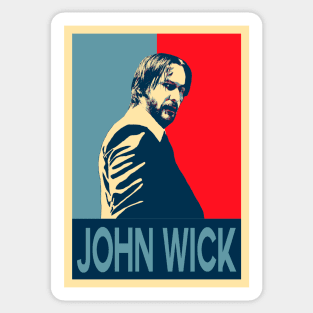 John Wick Hope Poster Sticker